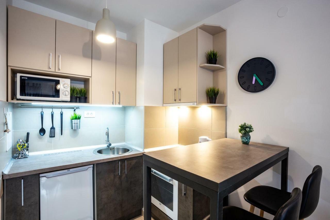Modern Naive Downtown With Free Private Garage-Fast Wi-Fi Daire Novi Sad Dış mekan fotoğraf